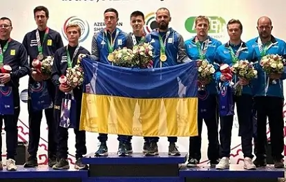 Збірна України з кульової стрільби завоювала 5 медалей на чемпіонаті світу