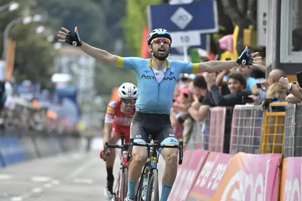 Катальдо из команды Astana – победидель 15-го этапа Giro d’Italia