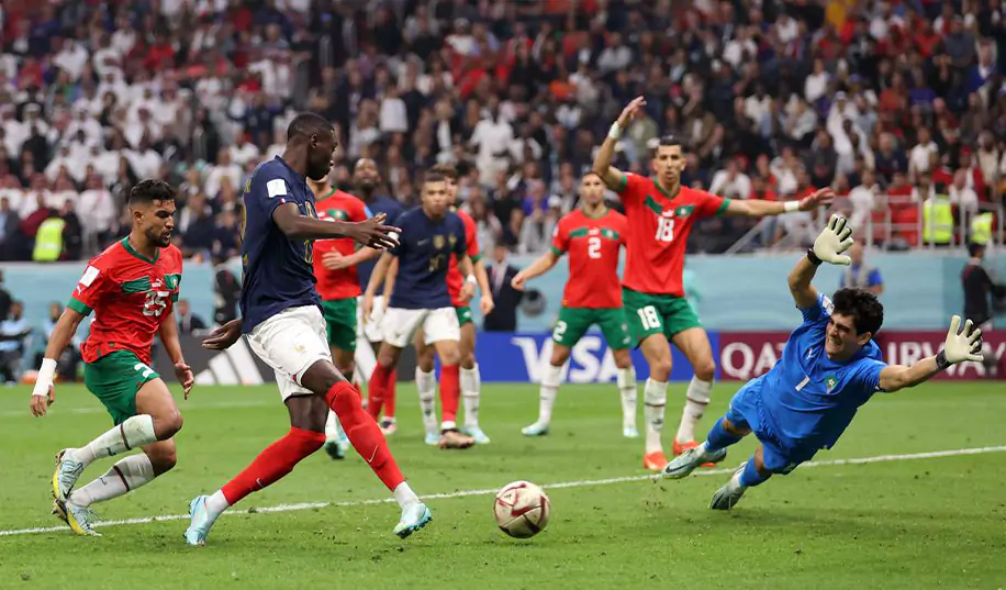 Вот, и сказочке конец. Обзор матча Франция – Марокко