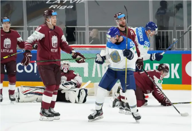 Латвия после сенсационной победы над Канадой проиграла Казахстану