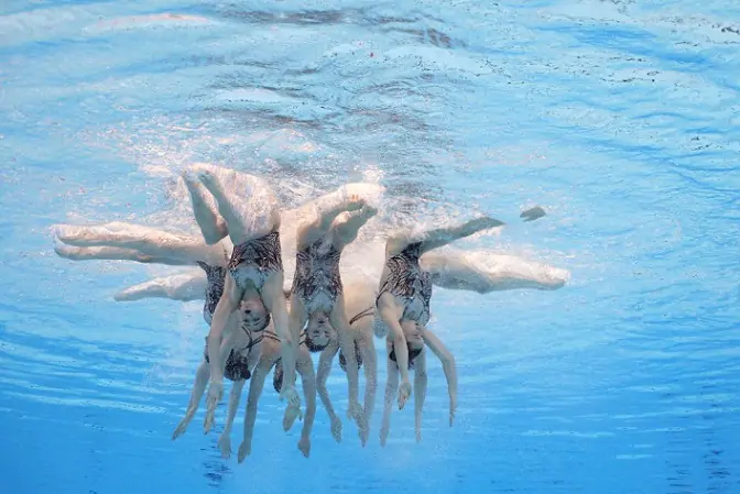 Сборная Украины по артистическому плаванию завоевала серебряную медаль на ЧМ