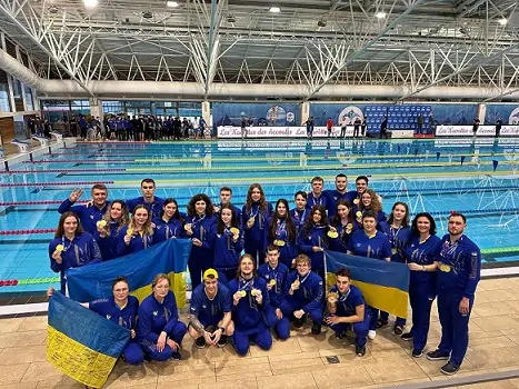 Сборная Украины завоевала 37 медалей на этапе Кубка мира по подводному спорту