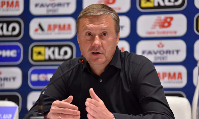 Видео пресс-конференции Александра Хацкевича перед матчем «Динамо» – «Брюгге»