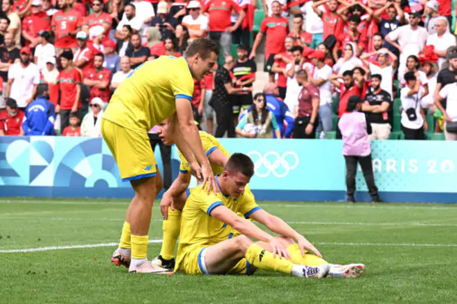 Краснопир отреагировал на свой победный гол в матче Олимпиады-2024 Украина – Марокко