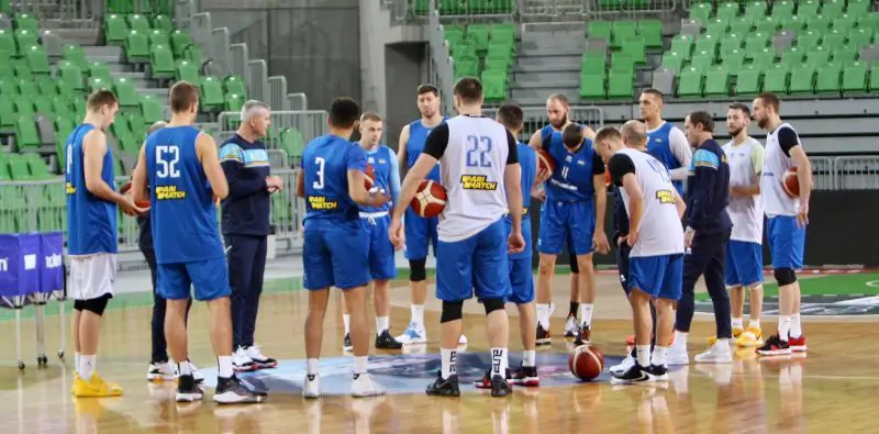 Видео тренировки сборной Украины в Любляне