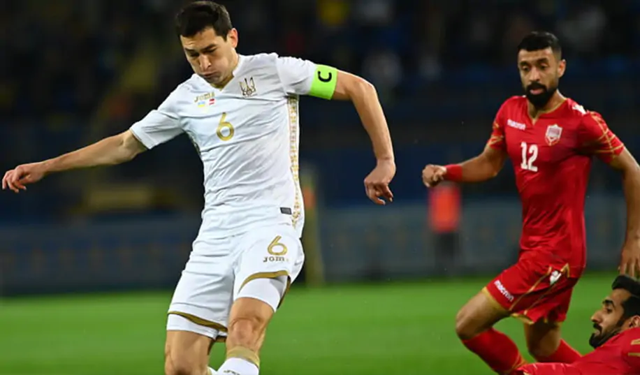 Сборная Украины спасла ничью в матче с Бахрейном на 91-й минуте