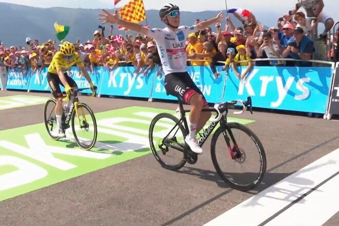 Погачар переміг на 17-му етапі Tour de France