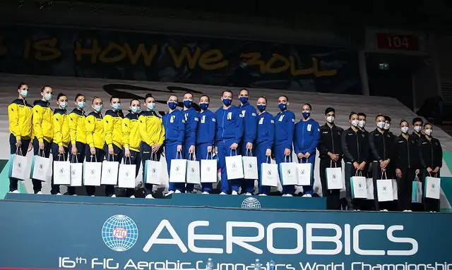 Збірна України завоювала срібло на ЧС зі спортивної аеробіки
