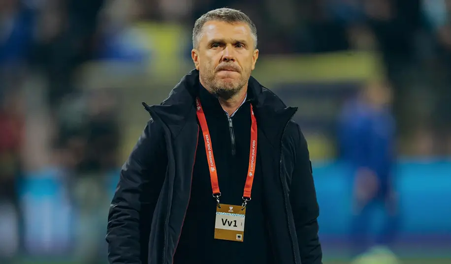 Ребров назвал футболистов сборной Украины топ-игроками после 0:3 с Румынией