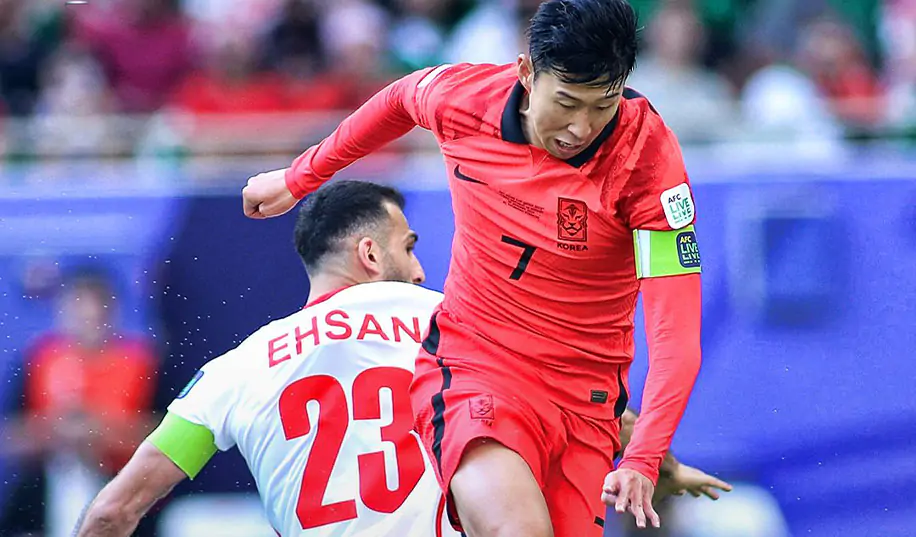 Гол Сона практически обеспечил Южной Корее выход из группы на Кубке Азии