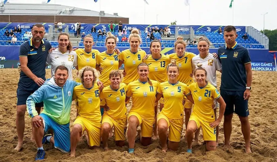 Женская сборная Украины – серебряный призер Европейских игр