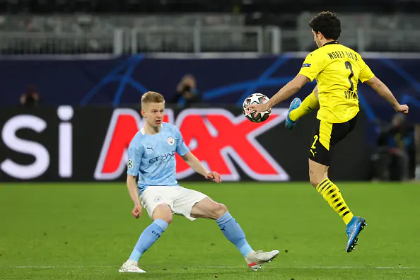 «Манчестер Сити» с Зинченко на выезде одолел дортмундскую «Боруссию» и вышел в полуфинал ЛЧ