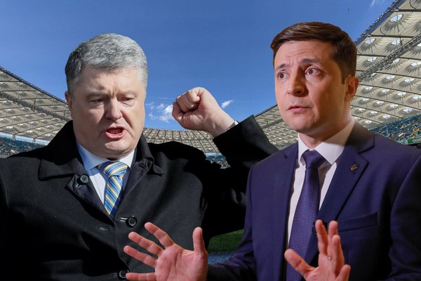 Штабы Зеленского и Порошенко заключили соглашение с НСК «Олимпийский» о проведении дебатов