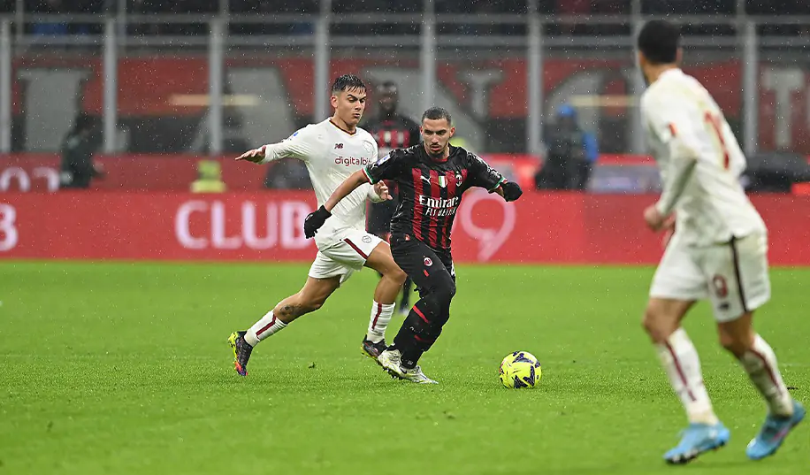«Рома» отыграла два мяча у «Милана» после 87-й минуты и вырвала ничью
