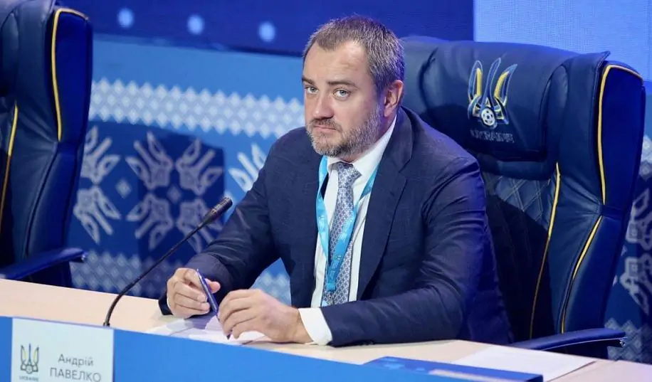 Сборная Украины поздравила Павелко с 46-летием