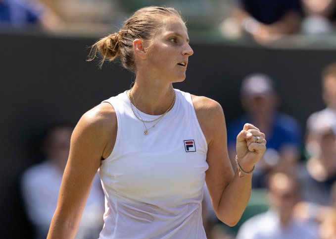 Плишкова обыграла сенсацию Wimbledon на пути в дебютный четвертьфинал на турнире