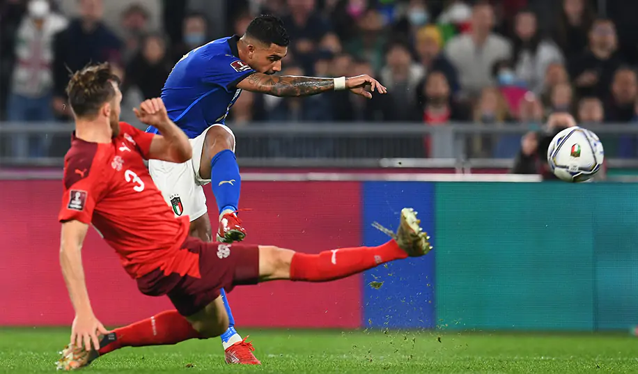 Отбор на ЧМ-2022. Италия не сумела обыграть Швейцарию. Разгромы от Англии, Венгрии и Польши
