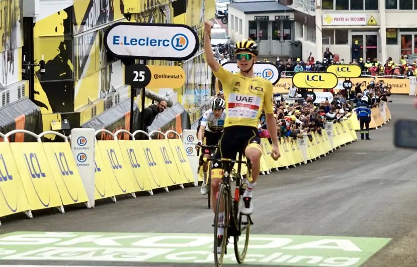 Погачар выиграл второй этап Tour de France кряду