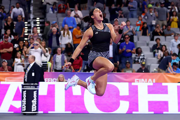 Гарсія зробила найбільшою ривок в сезоні в топ-100 WTA. Вона піднялася на 70 рядків