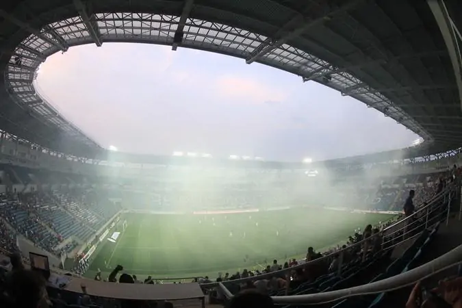Матча Украина – Болгария не будет? В Одессе горит стадион «Черноморец»