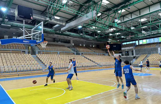Сборная Украины провела первую тренировку в Словении в преддверии дебютного матча квалификации Евробаскета-2025
