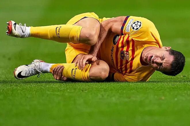 Левандовски получил травму в матче с Порту