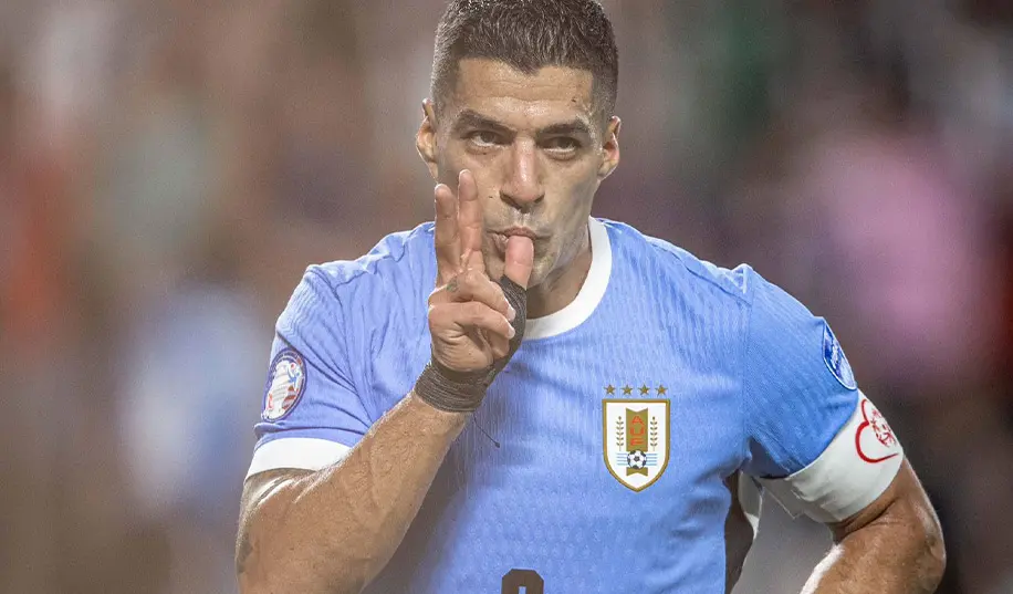 Суарес в самом конце вырвал для Уругвая бронзу Копа Америка. Видео