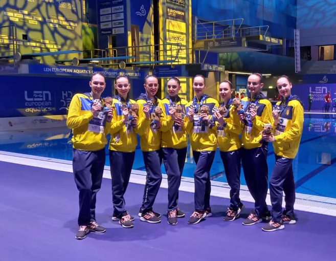 Украина завоевала еще одну медаль в командном артистическом плавании