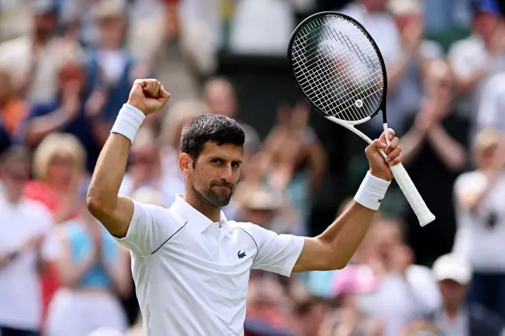 Джокович обыграл Рублева и вышел в полуфинал Wimbledon