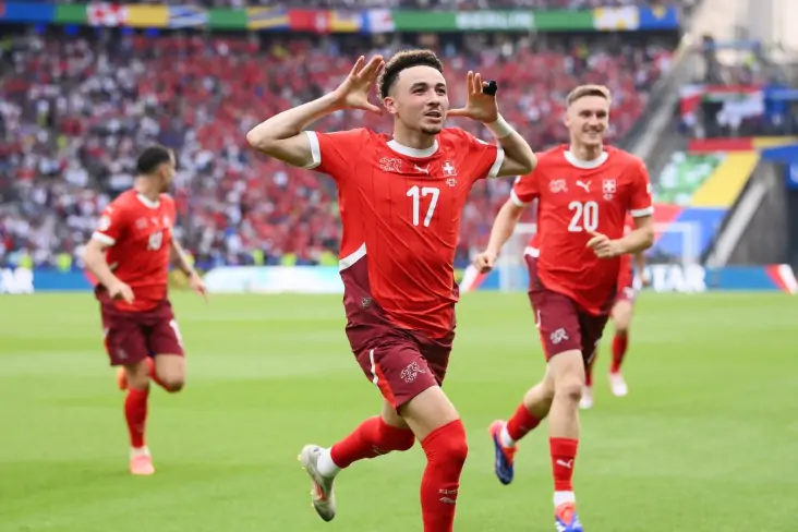 Сборная Швейцарии обыграла действующих чемпионов Европы и вышла в 1/4 финала Евро-2024