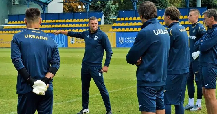 Сборная Украины начала подготовку к матчу с Францией