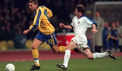 24 роки тому Шевченко забив легендарний м'яч у ворота збірної росії. ВІДЕО