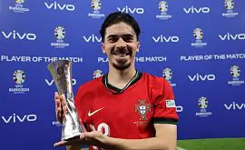 Вітінья - найкращий гравець матчу Португалія - Чехія