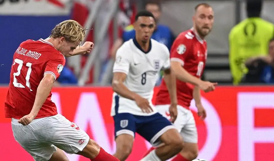 Збірна Данії зіграла внічию з Англією у матчі Євро-2024