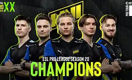 NAVI – переможці турніру ESL Pro League Season 20