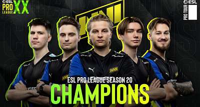 NAVI – победители турнира ESL Pro League Season 20