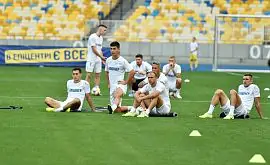 Сборная Украины провела тренировку накануне матча с Литвой