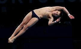15-річний Олексій Середа вийшов у фінал стрибків у воду з 10-метрової вишки