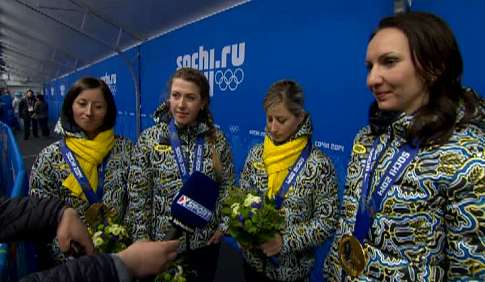 Бліц-інтерв'ю українських біатлоністок після вручення медалей