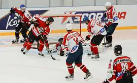 «Красные» выиграли двухсторонку ХК «Донбасс»