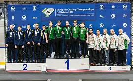 Мужская сборная Украины по керлингу выиграла первую в истории медаль чемпионата Европы