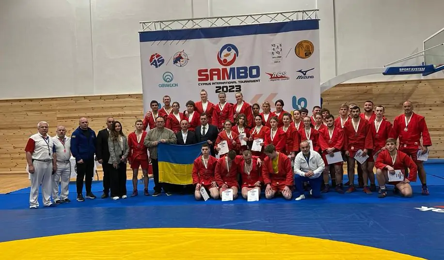 Українські самбісти завоювали 49 медалей на етапі Кубка світу