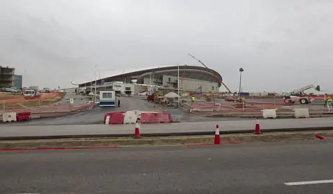 Новый стадион «Атлетико» не выдержал ливня и был затоплен