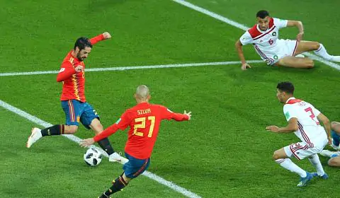Испания спасла ничью в матче с Марокко