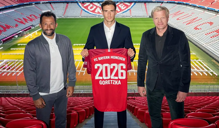 Горецка продлил контракт с «Баварией» до 2026 года