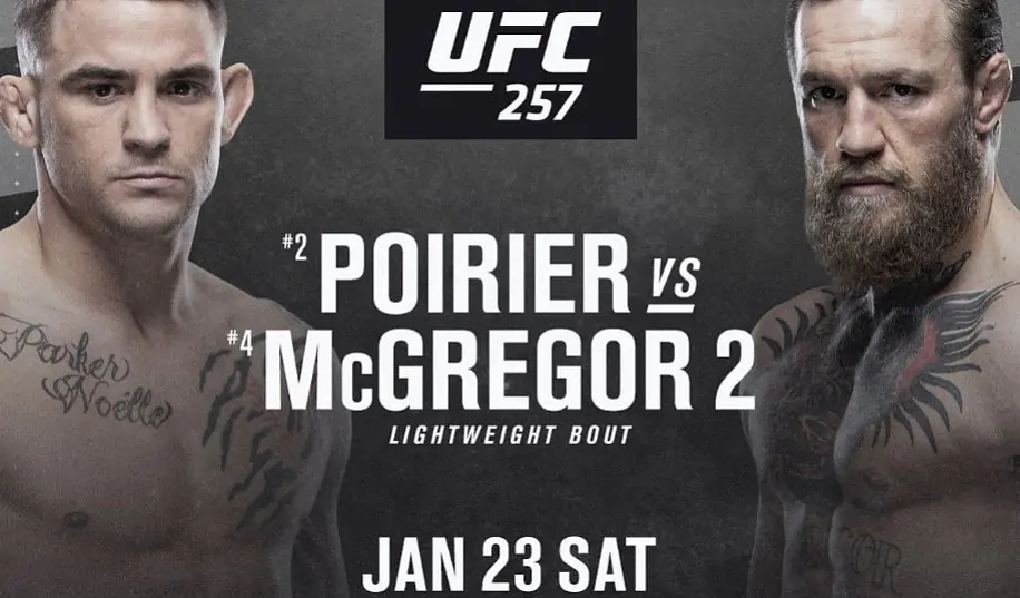 Файт-кард UFC 257: Макгрегор vs Порье 2