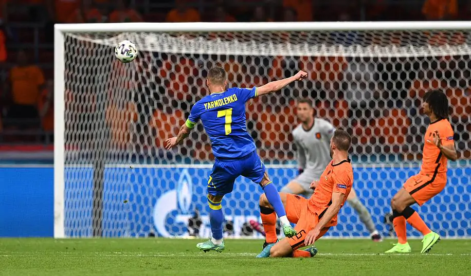 М'яч Ярмоленко Нідерландам номінований на кращий гол 1-го туру Євро-2020