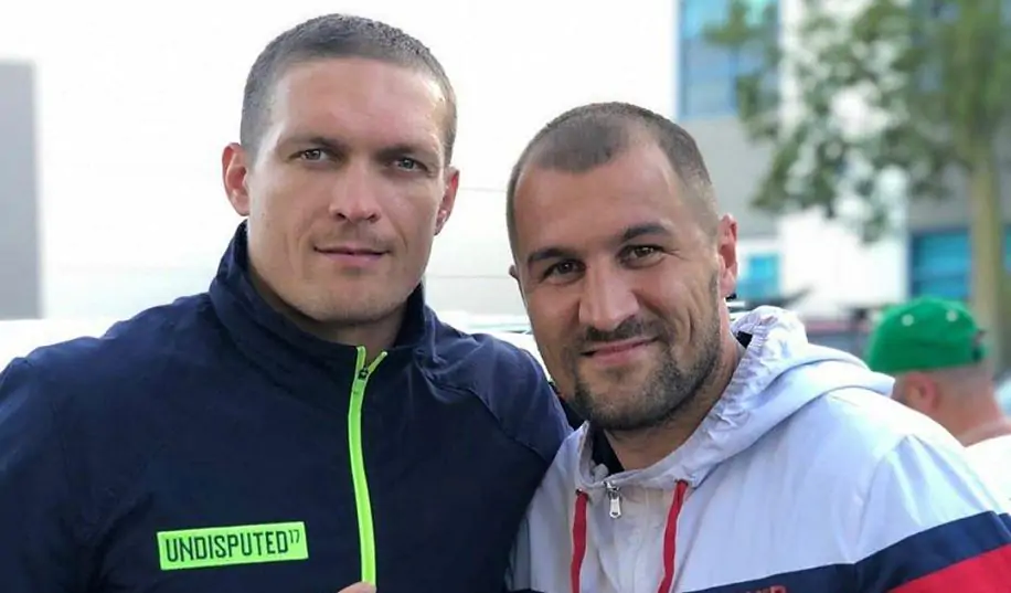 Усик тренируется вместе с Ковалевым