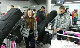 Борисполь — Сочи. Украинские спортсмены прибывают на Игры