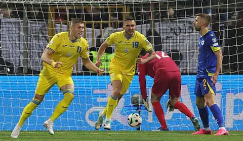 Жирона наслаждается голом Довбика в матче против Боснии и Герцеговины